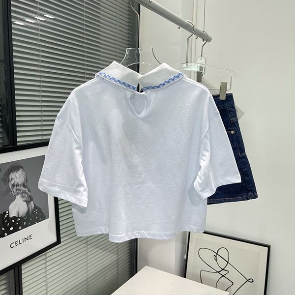稀少 ミュウミュウ コットンジャージー 長袖Tシャツ コピー mye96721